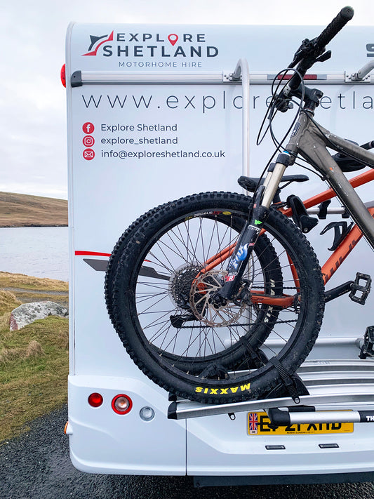 Explore Shetland with Motorhome and Bike